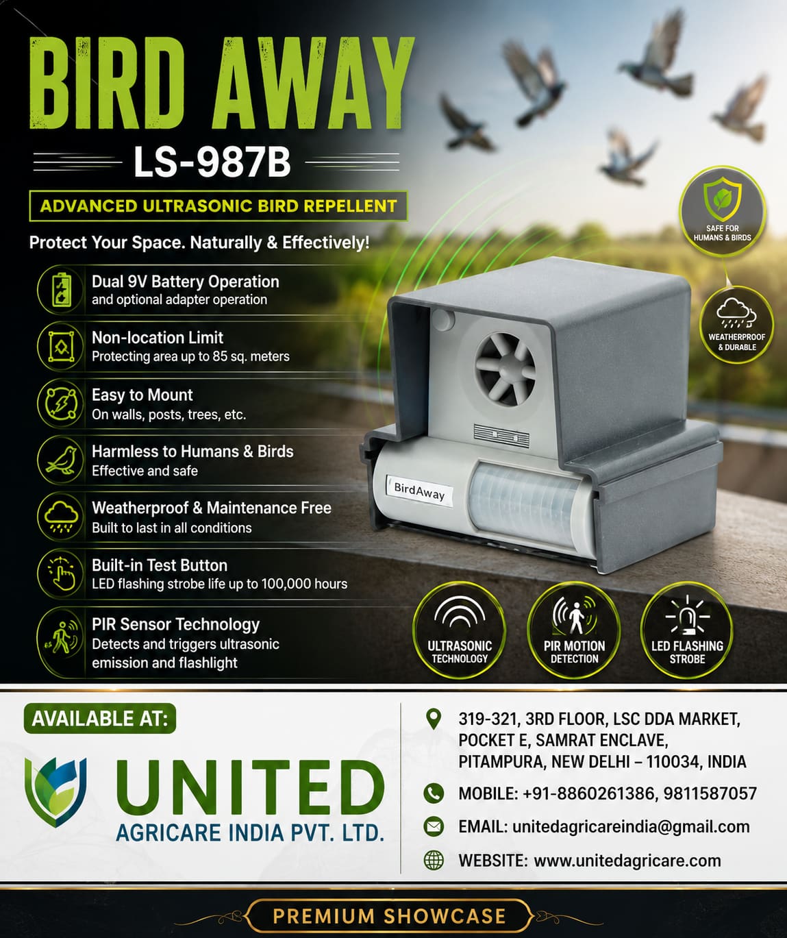 BIRD AWAY LS-987B